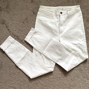 Cello White Ripped Skinny Jeans Size 3